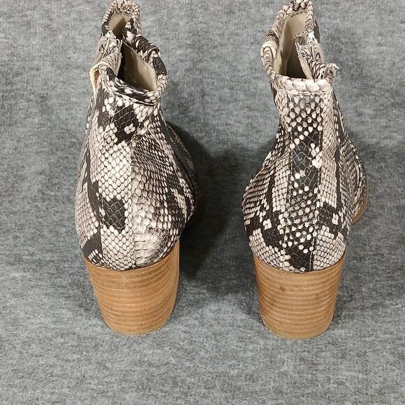 Carlos by Carlos Santana Lydia Ankle Boot Natural Snake Faux Leather Women's 7 - Picture 7 of 14